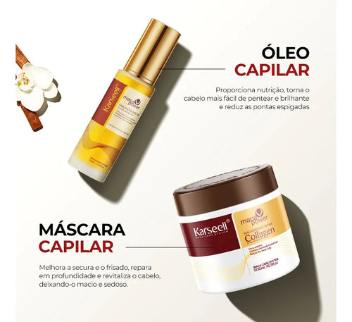 Karseell Tratamento Capilarcolágeno + Óleo 2en1